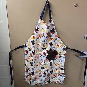 DISNEY SNACKS Treats Eats Kitchen Chef‎ Apron WAFFLE ICE CREAM Mickey Mouse